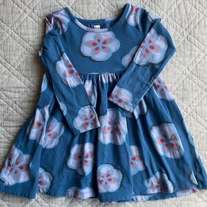 Tea Collection Blue Floral Kids Dress